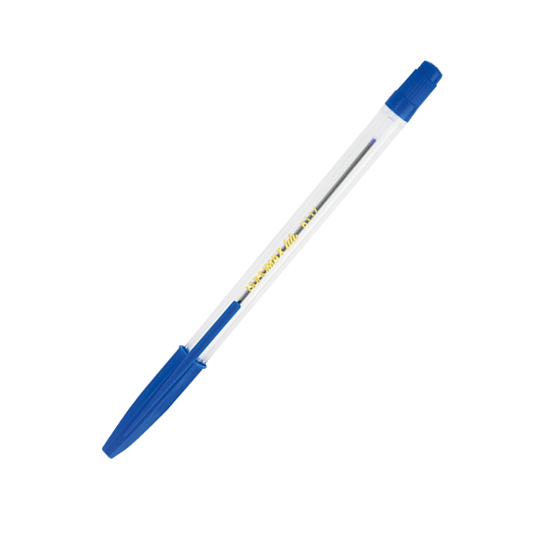 Ручка кулькова BUROMAX (BM.8117-01), чорнила сині